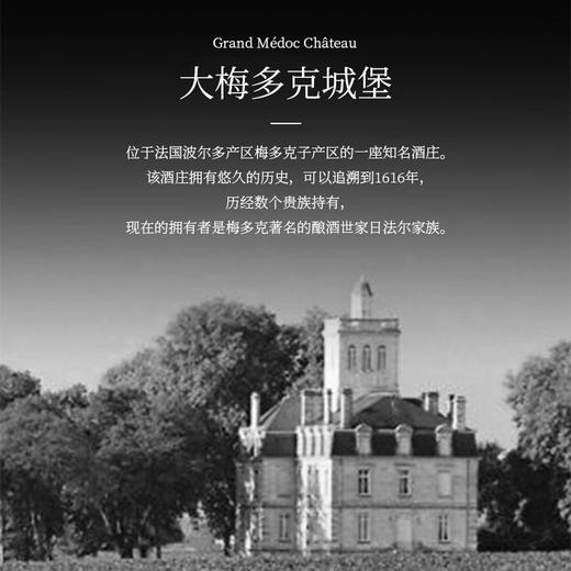 法国进口大梅多克城堡干红葡萄酒750ml 商品图1