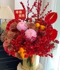 开门红（红色系年宵花鲜花抱抱桶） 商品缩略图0