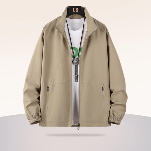 【新款DXC】大依优型大码立领夹克加肥加大休闲胖子宽松外套上衣潮流男装 商品图1