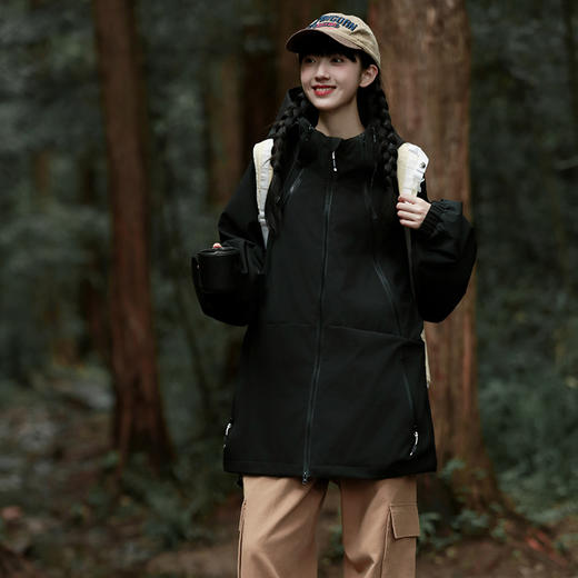 【男女同款】零下N度 2024爆款时尚款式飞行夹克 男女同款 情侣款冲锋衣外套 商品图3