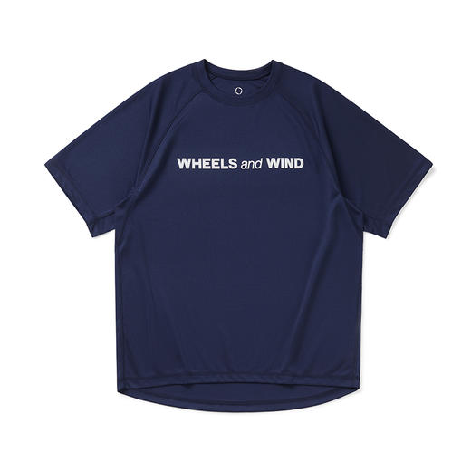 WHEELS and WIND 男女款速干LOGO运动短袖圆领T恤 商品图4