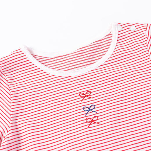 贝贝怡女童日系甜美短袖吊带短裤分体套装212T2266
 商品图6