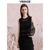 VIMAGE纬漫纪夏季新款百搭时尚修身蕾丝无袖上衣女V2113724 商品缩略图3