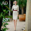 AD名媛小香风连衣裙女春夏高级设计感职业装包臀裙时尚通勤OL正装 商品缩略图0