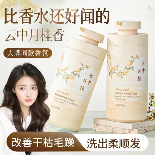【VIP-G】芭思蔻 臻享香氛控油蓬松洗发水750ml(云中月桂)/芭思蔻 臻享香氛水润丝滑护发素750ml(云中月桂) 商品图0