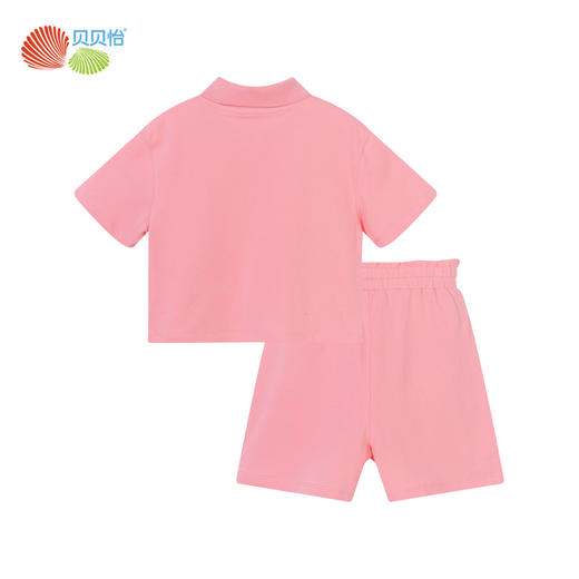 贝贝怡童装女童短袖套装儿童休闲两件套夏装新款ZB2DT006 商品图4