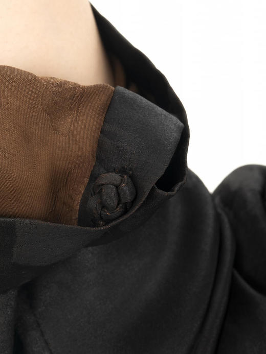 微瑕秒杀|  盛唐牡丹 |市隐系列一字肩宽松上衣[特价品]](特殊商品不退不换) 商品图6