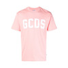 GCDS 男士字母徽标印花棉质圆领短袖T恤 粉色 ACC94U020028 ROSA 商品缩略图0