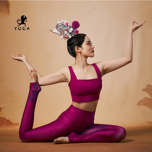 壁虎瑜伽【2402SY281】方领螺纹文胸（一体式胸垫）【5天发货】 商品图3