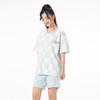 都市丽人生活家居春夏睡衣女凉感无尘棉家居服薄款短袖短裤女士套装LH42A9 商品缩略图2