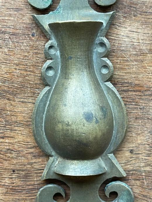 青铜如意云框壁瓶一对，顺丰包邮 商品图7