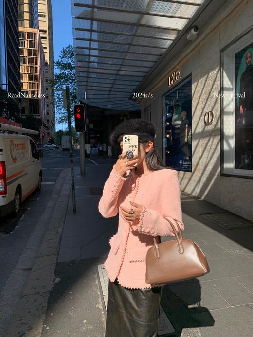 Read Nameless /原创粉色锯齿边掐腰小香 商品图8