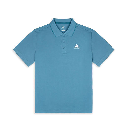 匹克2024年夏季新款轻运动系列男款翻领短T恤F6242027 商品图0