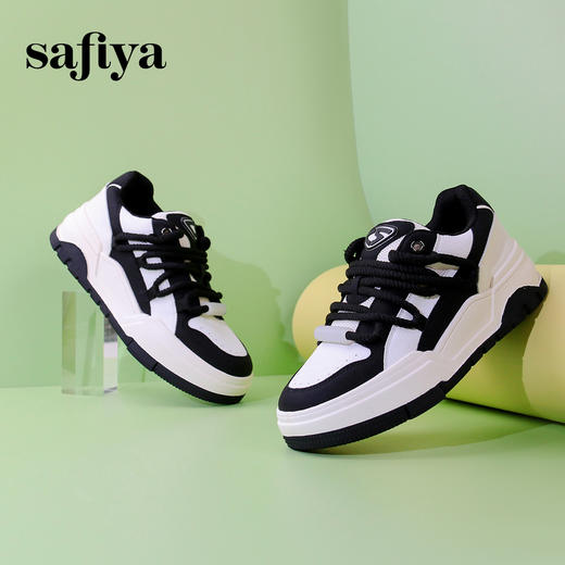 超值精选| Safiya/索菲娅2024春复古玩咖运动板鞋 SF33912248 商品图4