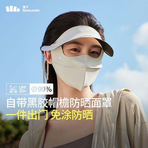 蕉下脸基尼AL333防晒面罩全脸防晒口罩防紫外线冰丝医美遮阳脸罩 商品图5