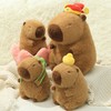 卡皮巴拉公仔玩偶毛绒玩具抱枕啪啪圈 商品缩略图4