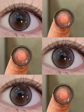 KUMICON月抛美瞳 冰透咖啡 14.0mm