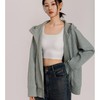weyo女款运动休闲舒适百搭连帽拉链卫衣外套882041 商品缩略图3
