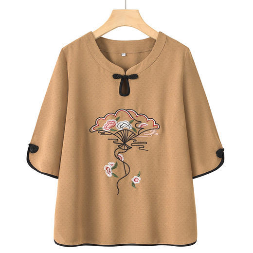 中老年人春夏装【女奶奶装两件套】老太太老人衣服60岁70妈妈春夏季套装 商品图4