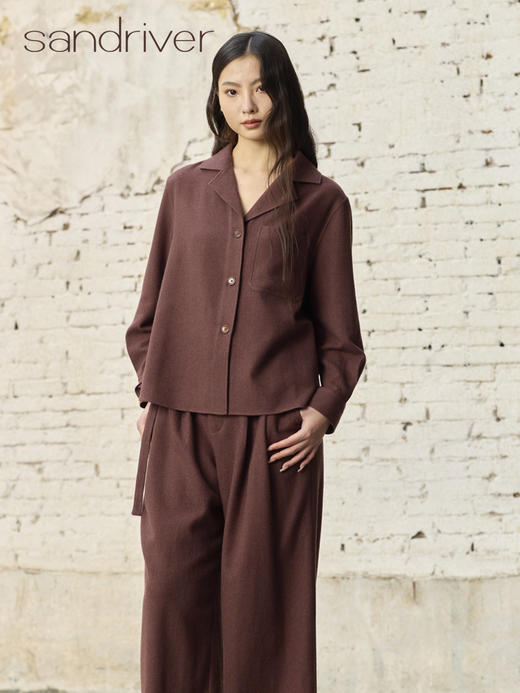 羊绒休闲开衫外套SJS96W206N 商品图1