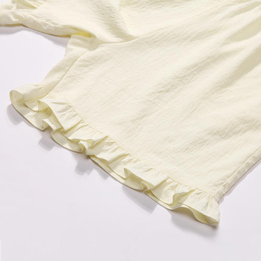 都市丽人好睡好眠春夏睡衣女软绵绵家居服薄款短袖短裤女士套装LH42E4 商品图8