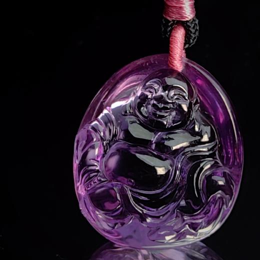 天然紫水晶弥勒佛 商品图1