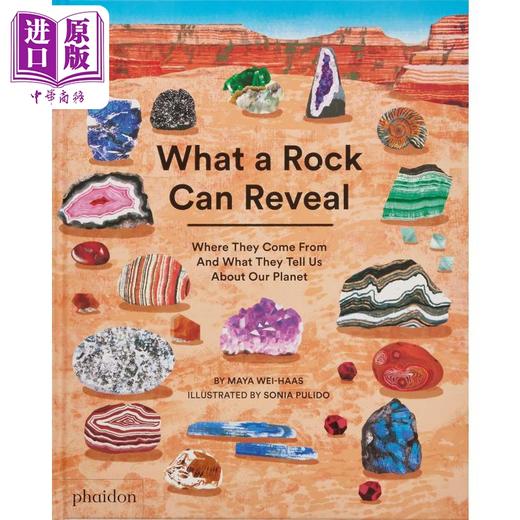 【中商原版】岩石能揭示什么 What a rock can reveal 英文原版 儿童科普绘本 自然科学知识百科图画书 精装进口图书 6-9岁 商品图0