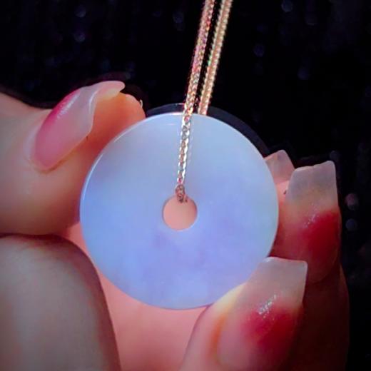 紫罗兰翡翠平安扣 商品图3