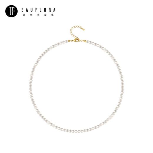 『白月光』百搭白色仿珍珠项链-4MM 商品图1