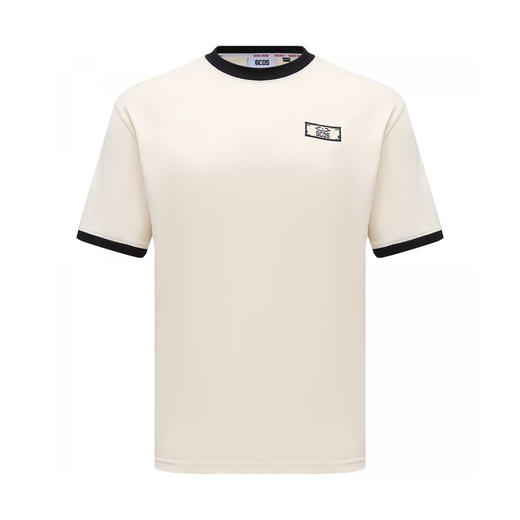 GCDS 男士徽标印花棉质圆领短袖T恤 黄色 A1OM2305JC099 商品图0