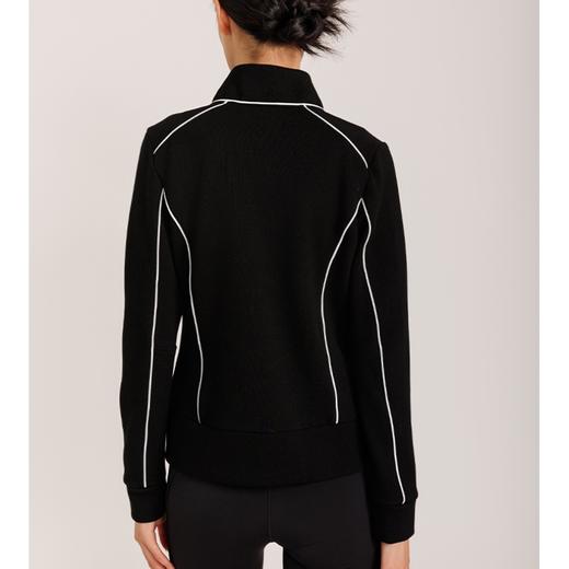 weyo女款珠地撞色线迹小立领拉链上衣882051 | 复古时髦、干练飒爽、休闲百搭 商品图4