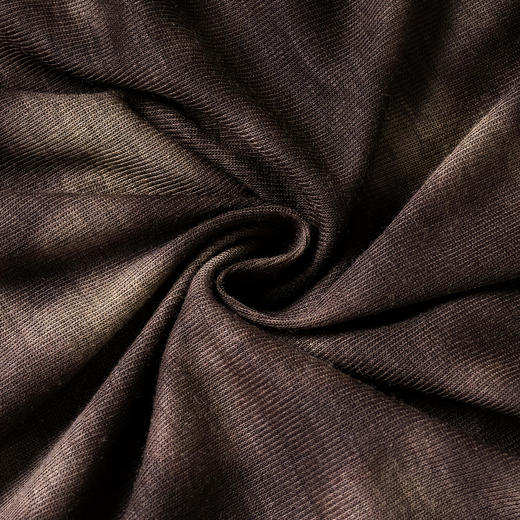 米思阳2026春季新款别致设计感扎染衬衫褶皱修身弹力开衫上衣0034 商品图3