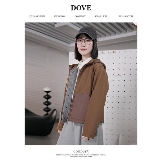 【莫森】老板娘定制成人防风加厚廓形外套 商品图1