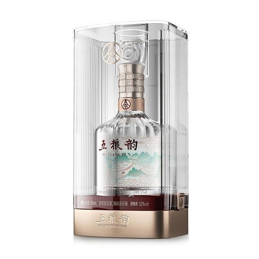 五粮液五粮韵 水晶版 白酒 500ml【两瓶起售，送精美酒具一套】 商品图6