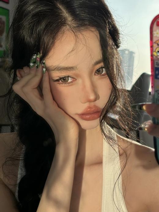 Papadox旗下 ·白金镭射&梵克雅宝&虚拟空间｜14.5mm白狮参考着色大直径｜日抛  一盒十片装 商品图8