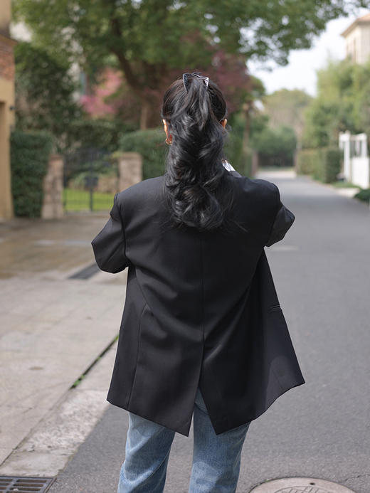 简约宽松版 羊毛西装外套 商品图2