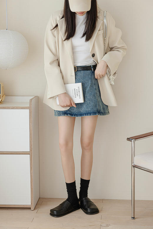 【YW】无忧购（29/5双）春夏韩系ins风超薄竖条纹抗起球中筒堆堆袜8816（截单后7天发货) 商品图7