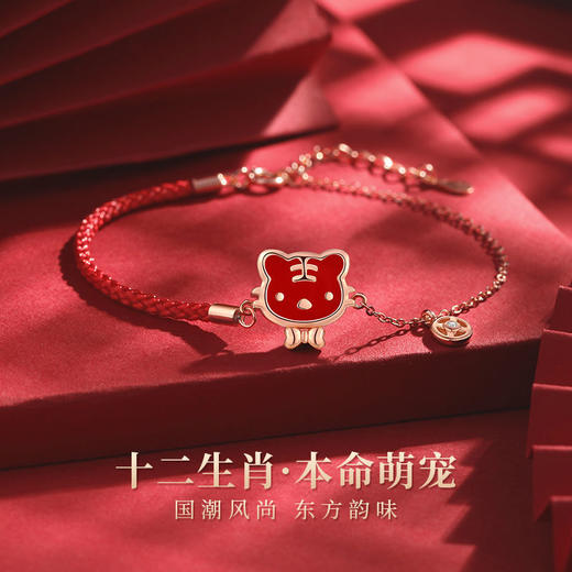 <有书独家>【12生肖财运手链】龙年十二生肖红绳手链 好运连连 本命年神器 ins感元气手链 元气财气满满-LCSL05 商品图0