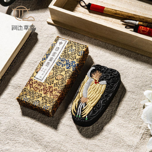 80年代上海墨厂曹素功制二两凤凰油烟老墨 商品图0