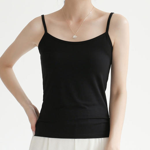 【29元2件 春夏百搭莫代打底衫背心】每一个女人的衣橱都应该丰富多彩 柔软莫代尔吊带背心 女简单纯色修身弹性 商品图2