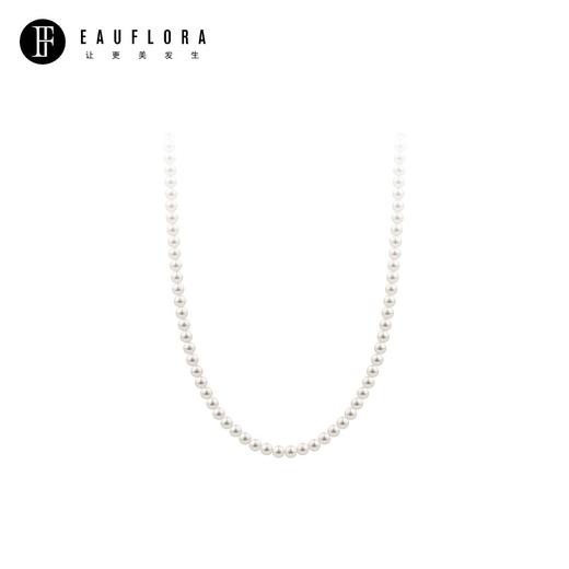 『白月光』百搭白色仿珍珠项链-4MM 商品图0
