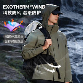 【暖家好物】诺诗兰 坦佩男式冲锋衣 NWJEH5101E