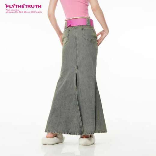 FTT Flythetruth  破晓 复古牛仔半身裙女2024新款百搭显瘦鱼尾裙 商品图2