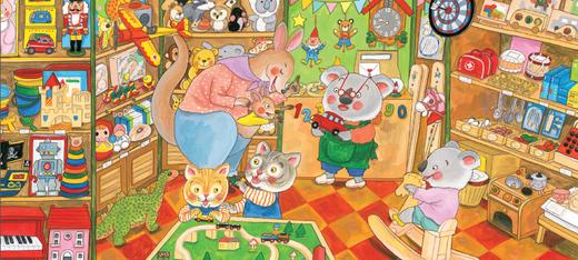 套装组合：妈妈买绿豆+雪人+逛商店街+窗里有什么  3岁+ 共4册 信谊 商品图9