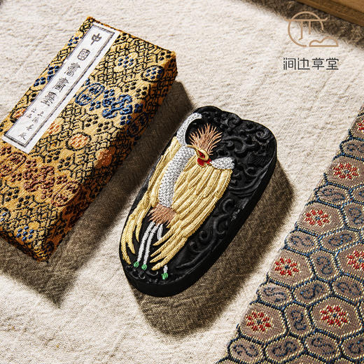 80年代上海墨厂曹素功制二两凤凰油烟老墨 商品图9