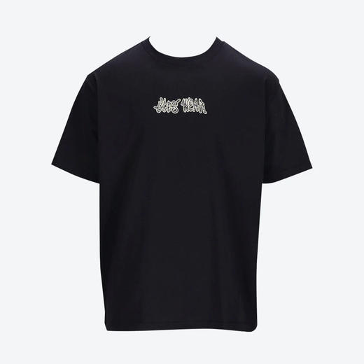 GCDS 男士字母徽标棉质圆领短袖T恤 黑色 A1OM2303JB899 商品图0