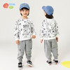 贝贝怡儿童卫衣连帽2024春新款男童衣服洋气卡通上衣女中大童春装ZB1DS042 商品缩略图3