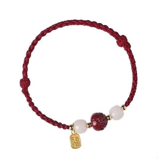 【上岸必备！好运手链！】上岸手绳小福牌 莲花手链 好运连连 平安喜乐！祝逢考必过！-LCSL01 商品图3