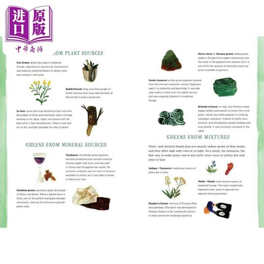 【中商原版】颜色背后的故事 Before Colors Where Pigments and Dyes Come From 英文原版 儿童科普绘本 知识百科图画书 精装 商品图2