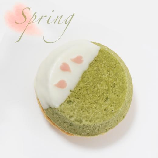 春日限定「春天花花」龙井蜜桃味曲奇烧｜冷冻经典版曲奇烧 (4枚/盒) 商品图1